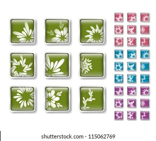 Floral icons