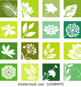 Floral icons
