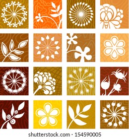 Floral icons