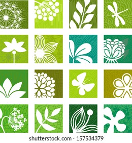 Iconos florales