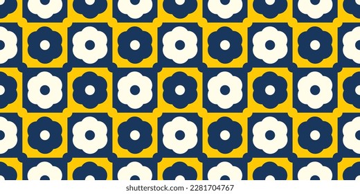 Floral illustration background. Seamless pattern.Vector. 