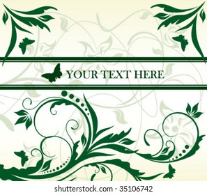 floral illustration for design