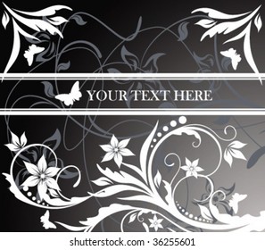 floral illustration for design
