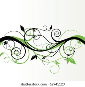 floral illustration for design