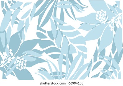 Floral illustration, hand-drawn, vector