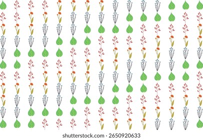 Floral illustration patterns inspired by nature, with seamless layouts for use in branding, stationery, and surface design. illustration