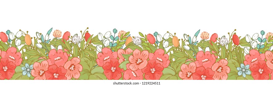 Floral illustration. Vector