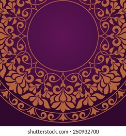 Floral Indian pattern.