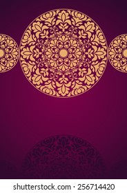Floral Indian pattern.