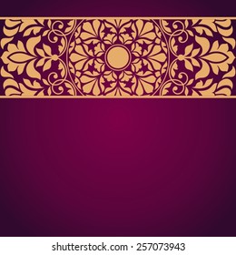 Floral Indian pattern.