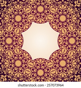 Floral Indian pattern.