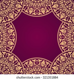 Floral Indian pattern.