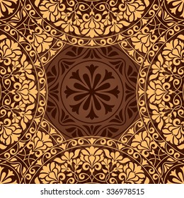 Floral Indian pattern.