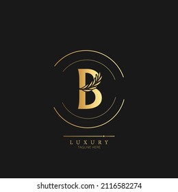 Floral Initial Alphabet B flowers bouquet composition. Elegant collection for wedding invites decoration, logo other concept ideas.