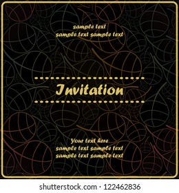 Floral invitation