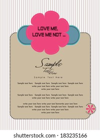Floral invitation