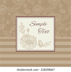 floral invitation