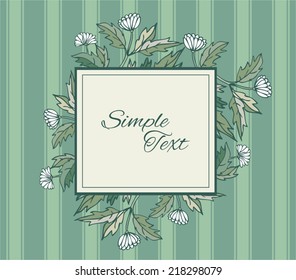 floral invitation