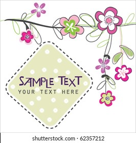 floral invitation