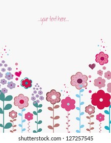  floral invitation card