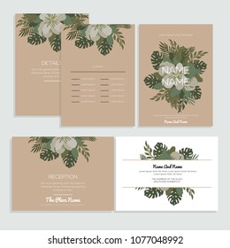 FLORAL INVITATION CARD PACK