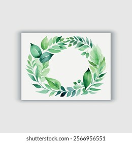 Floral invitation card template design