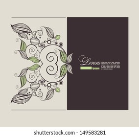 floral invitation cards
