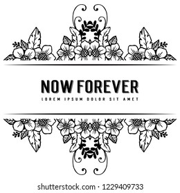 Floral Invitation elegant card vector Design