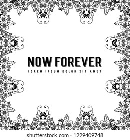 Floral Invitation elegant card vector Design