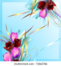 floral invitation for life events