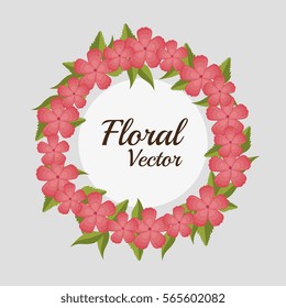 floral invitation save the date