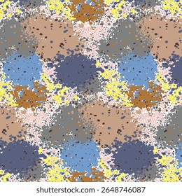 Floral Kaleidoscopische mozaïek naadloze textuur of achtergrond