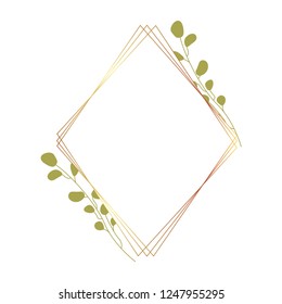 floral label flowers leaves decoration