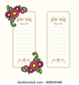 Floral Label Set