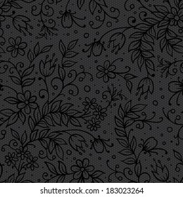 Floral lace seamlees pattern