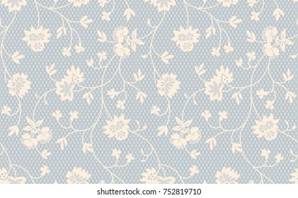 Floral Lace Seamless Ornament