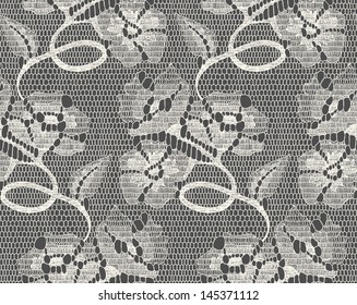 Floral lace seamless pattern.