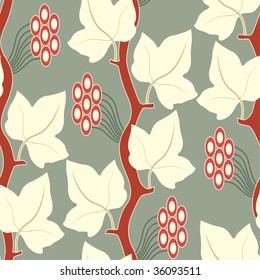 floral lattice pattern in modern style
