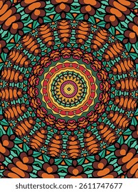 Floral Layers in a Detailed Mandala Pattern Design
