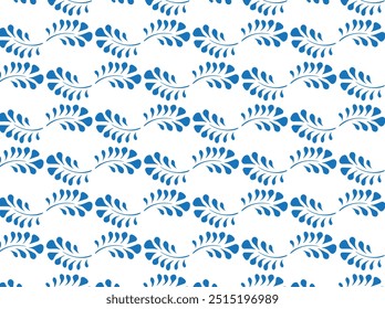 Floral leaf abstract flower pattern design