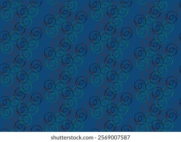 Floral and leaf pattern for textile graphic designs