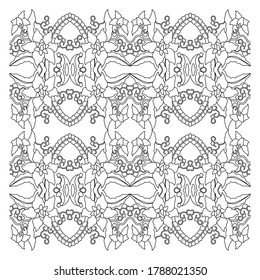 floral and leaf patterns are combined into simple motifs.