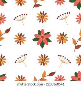 Floral With Leaf Pattern.This is an eps file.