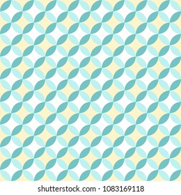 Floral Leaves in Minimal Design Pattern. Seamless pattern inspire from leaf greenery and summer warm yellow.
