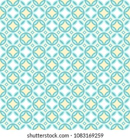 Floral Leaves in Minimal Design Pattern. Seamless pattern inspire from leaf greenery and summer warm yellow.