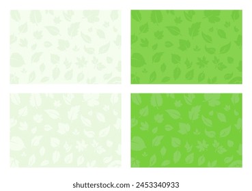patrón de hojas florales para Fondo de pantalla, fondo, fondo (verde)