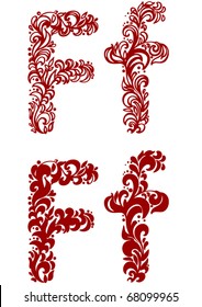 floral letter