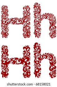 floral letter