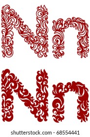 floral letter