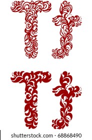 floral letter